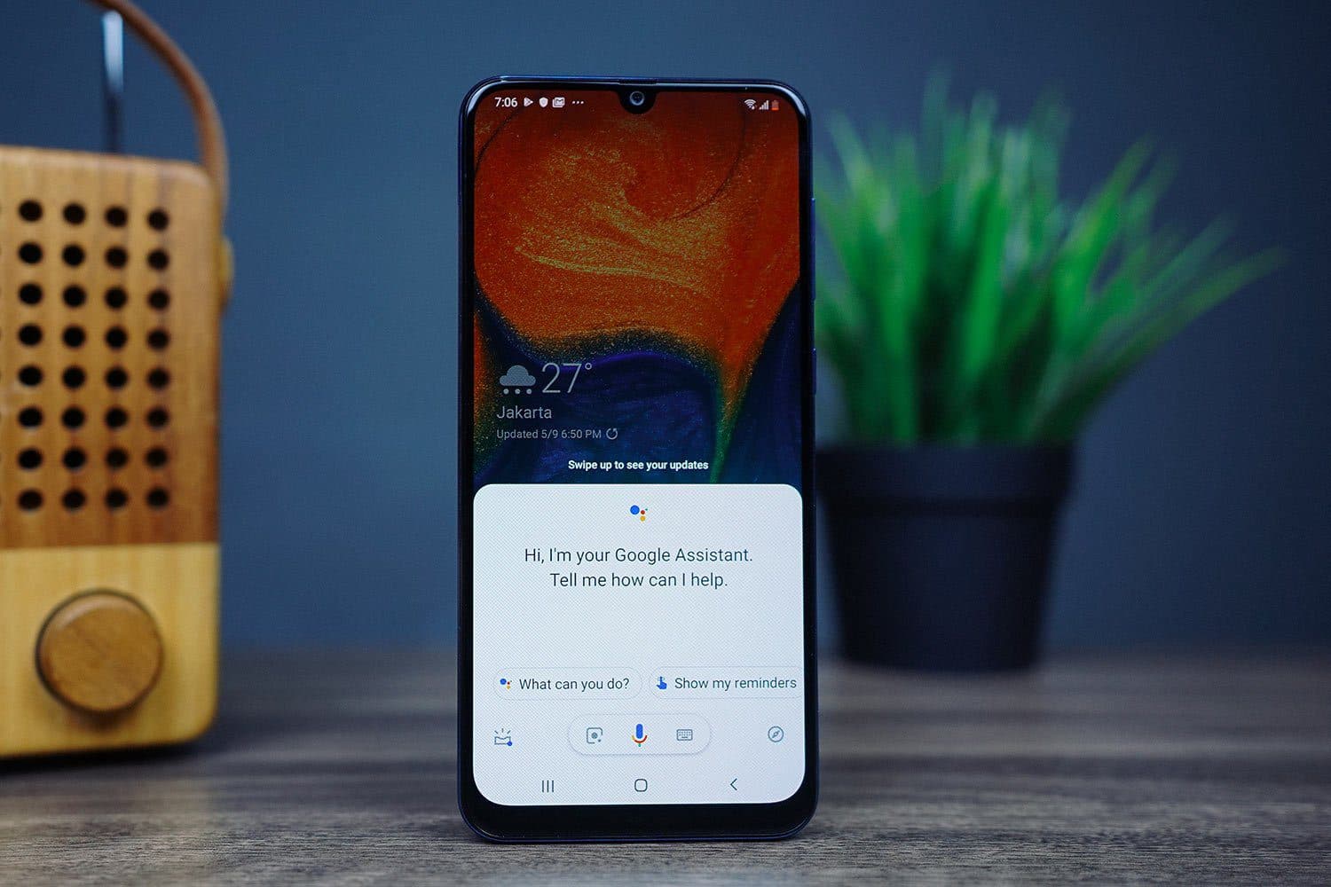 Which music services are supported on Google Assistant and the Google Nest speakers?