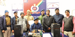 आरपीएफ और सीआईबी की छापेमारी में 23 ई टिकट के साथ एक गिरफ़्तार