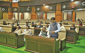 विधानसभा में रुबिका हत्या पर हंगामा
