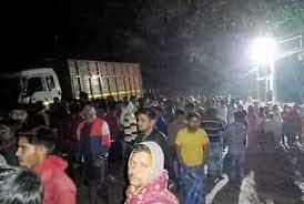 बिहार में ट्रक ने राहगीरों को कुचला, चार की मौत