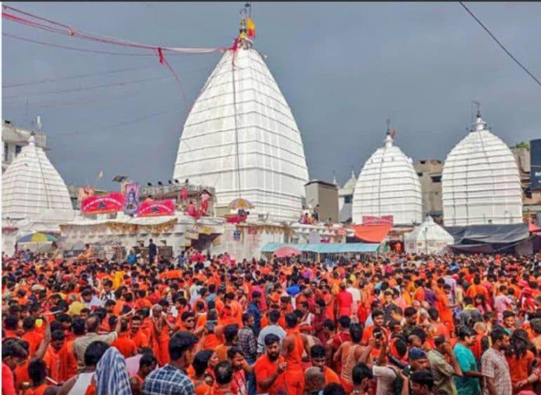बाबा धाम में इस बार बालू पर चलेंगे कांवरिया