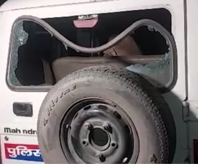 नालंदा में दो गुटों के झड़प में पुलिस पर हमला, कई जवान घायल