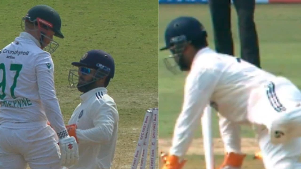 IND vs SA: ऋषभ पंत ने विकेट के पीछे से किया कमाल, वीडियो में देखें कैसे की गजब की स्टंपिंग | IND VS SA rishabh pant stumping Kyle Verreynne wicket watch video