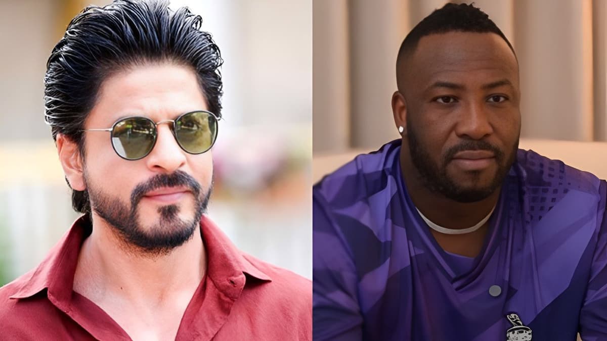 'दूसरी जर्सी में अजीब लगोगे यार!', आंद्रे रसेल के IPL से संन्यास लेने पर शाहरुख खान हो गए इमोशनल | Shah Rukh Khan heartwarming note for Andre Russell after IPL retirement announcement
