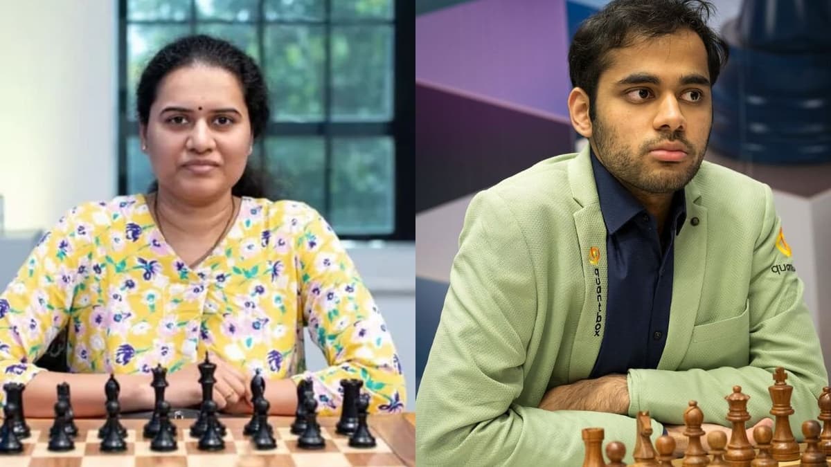 वर्ल्ड रैपिड चेस चैंपियनशिप में भारतीय खिलाड़ियों का जलवा, कोनेरू हम्पी-अर्जुन एरिगैसी के मेडल जीतने पर पीएम मोदी ने दी बधाई | fide world rapid championship 2025 pm narendra modi congratulates koneru humpy arjun erigaisi for bronze medal