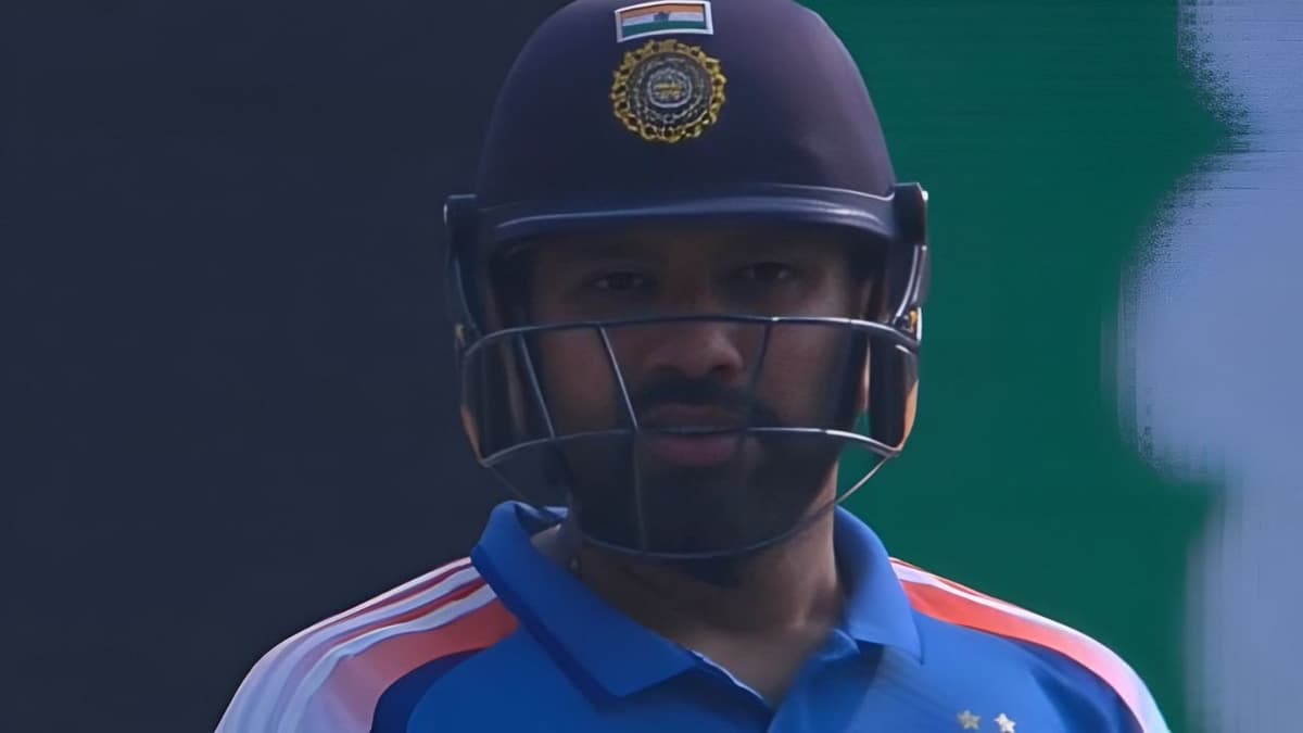 IND vs SA: रिव्यू देखकर रोहित शर्मा भी रह गए दंग, ऑउट होने के बाद का रिएक्शन हुआ वायरल | ind vs sa rohit sharma not belief after getting out in raipur
