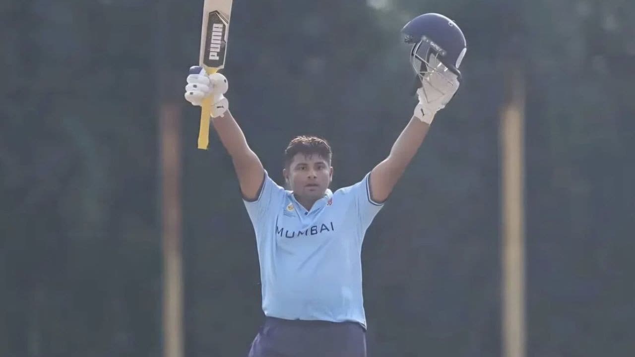 सरफराज खान ने एक बार फिर सेलेक्टर को दिया करारा जवाब, विजय हजारे ट्रॉफी में 56 गेंदों पर ठोका तूफानी शतक | sarfaraz khan hits 56 balls century in vijay hazare trophy 2025 scored 157 runs