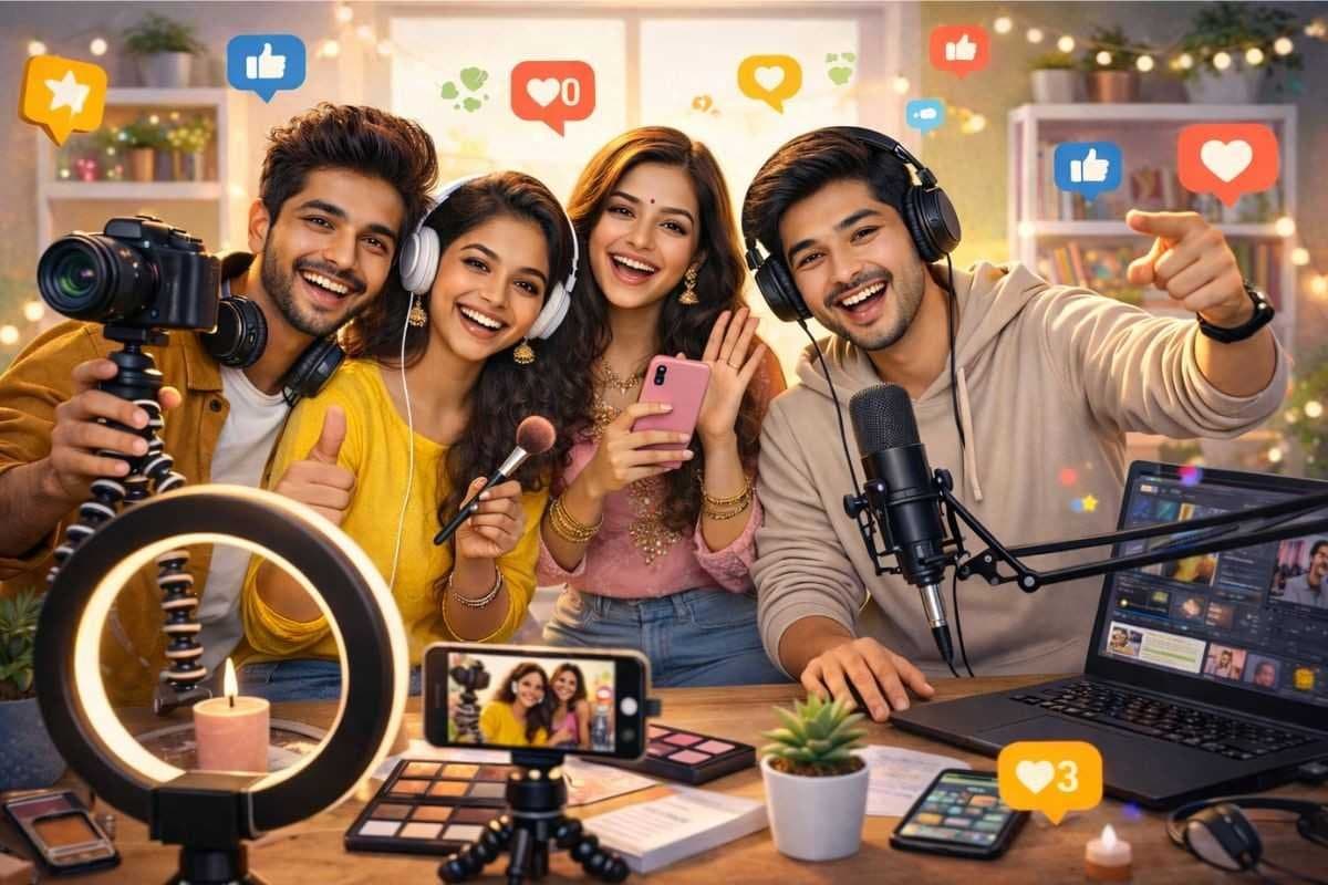 इन्फ्लुएंसर्स की कमाई: करोड़ों कमाने वाले और नौकरी पर लौटने वाले