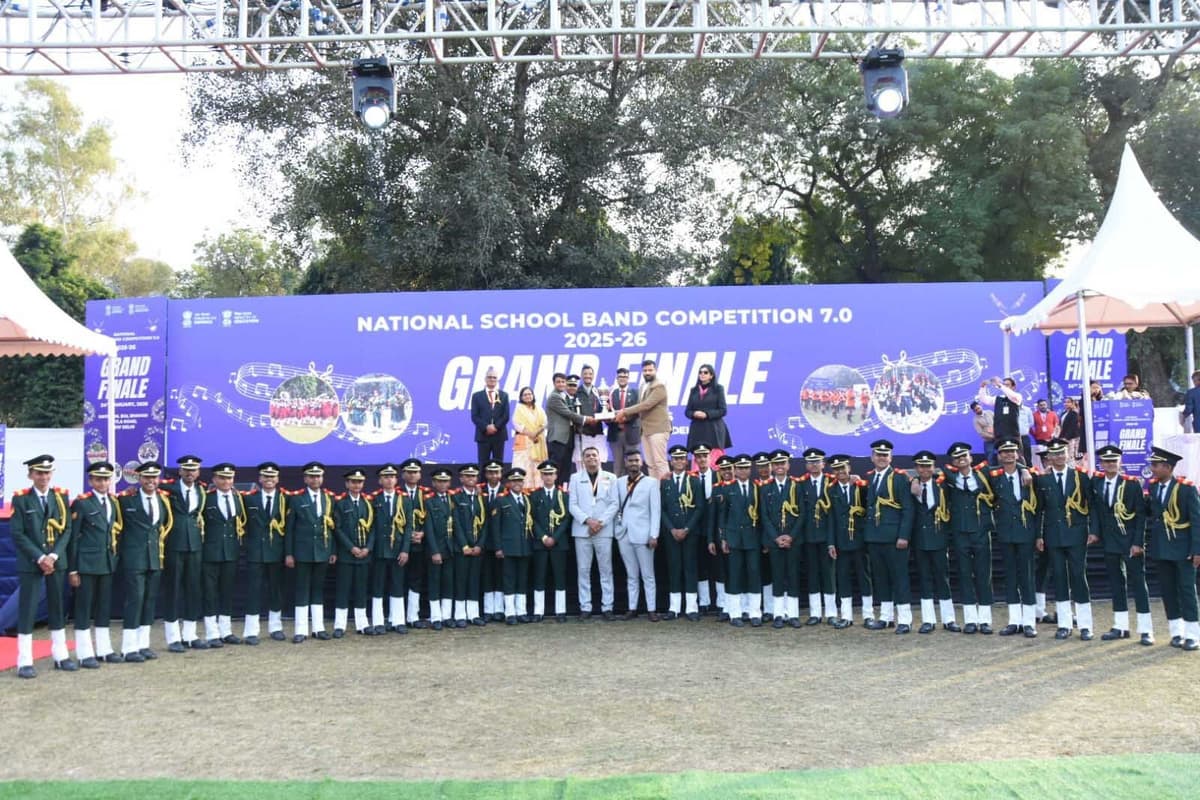 झारखंड ने राष्ट्रीय विद्यालय बैंड प्रतियोगिता में तीन श्रेणियों में शीर्ष सम्मान प्राप्त किया