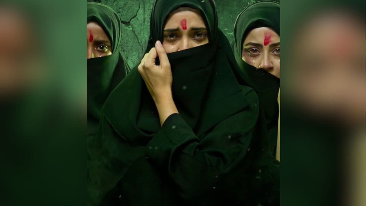 माथे पर तिलक और चेहरे पर चोट के निशान, 'द केरल स्टोरी 2' का खौफनाक मोशन पोस्टर आया सामने | The Kerala Story 2 Goes Beyond motion poster out ulka Gupta Aditi bhatia film release on 27th February 2026