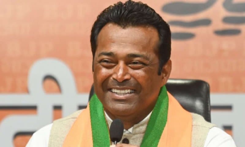 Leander Paes joins BJP... says PM Modi has entrusted him with the responsibility of the 2036 Olympics | पूर्व टेनिस स्टार लिएंडर पेस BJP में शामिल.... बोले