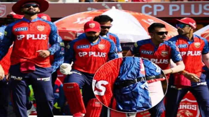 सनराइजर्स हैदराबाद के खिलाफ मैच में हाथ पर काली पट्टी बांधकर उतरे पंजाब किंग्स के खिलाड़ी