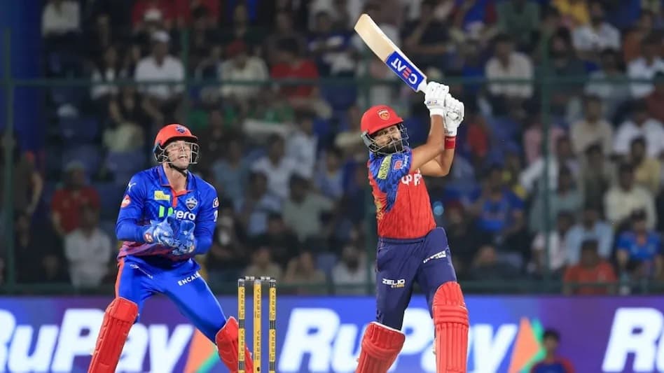IPL 2026 Punjab pulls off biggest chase T20 history Delhi loses 6 wickets.