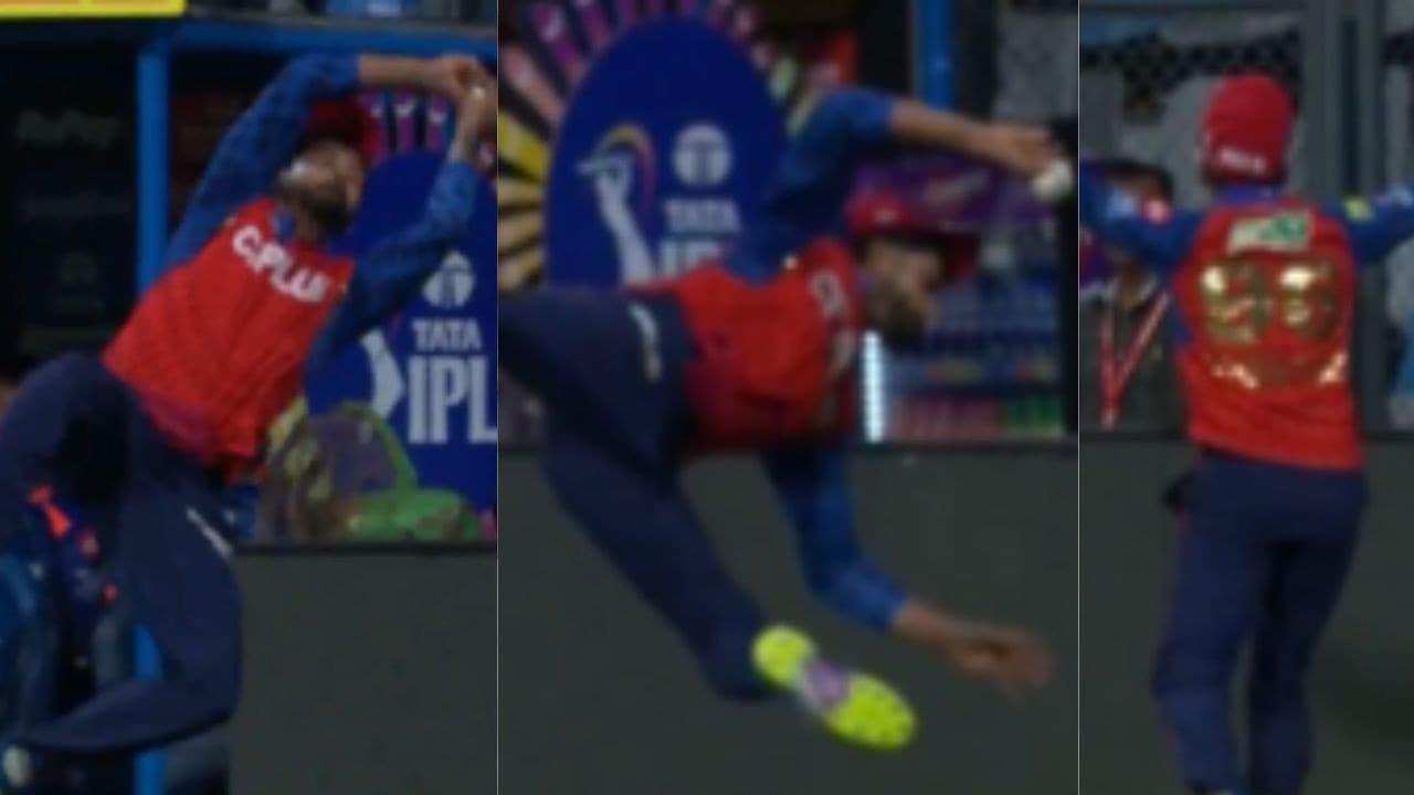 मुंबई के खिलाफ श्रेयस अय्यर ने लिया IPL के इतिहास का सबसे शानदार कैच, देखें वीडियो | Shreyas Iyer Bartlett Superman Catch Rohit Surya Left Stunned Watch Video IPL 2026 MI VS PBKS