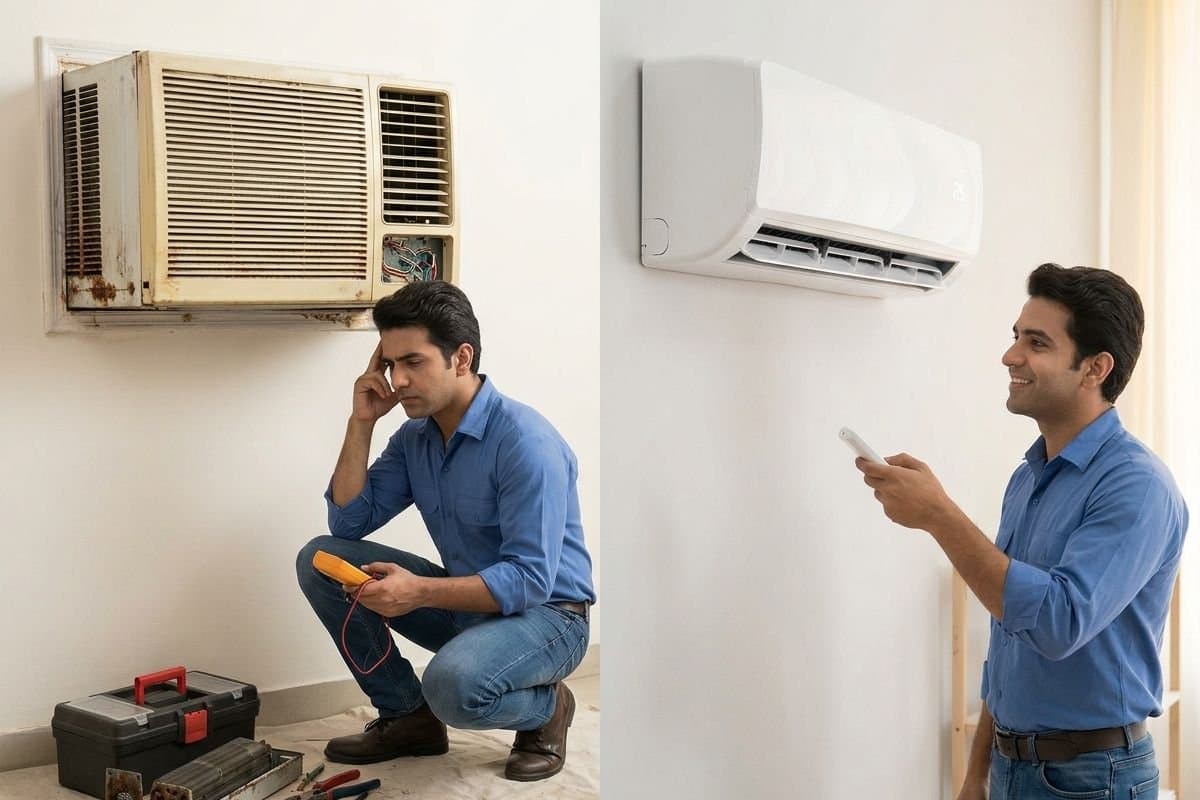 पुराने AC को सुधारें या नया खरीदें? जानें महत्वपूर्ण बातें
