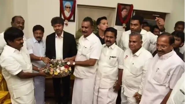 Political Buzz Intensifies Tamil Nadu CM Vijay Meets Rebel AIADMK MLAs