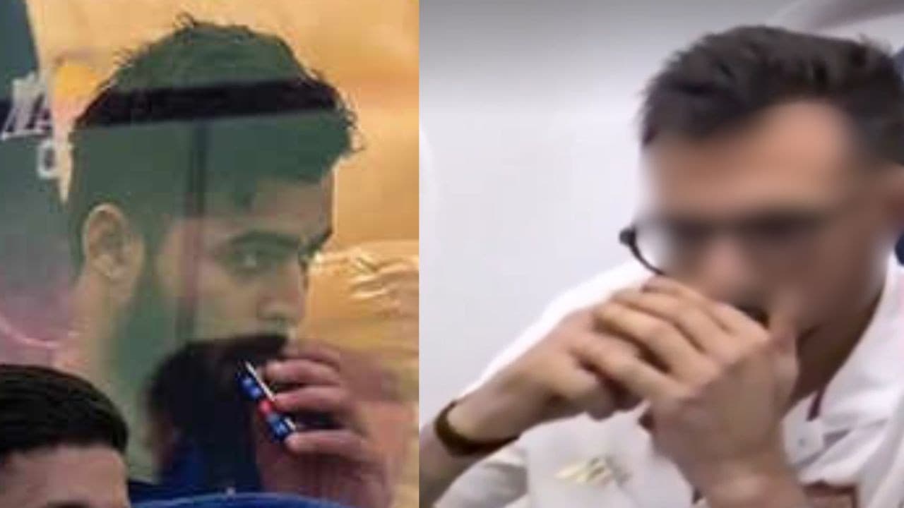 रियान पराग के बाद अब इस भारतीय क्रिकेटर का Vaping करते वीडियो वायरल, फ्लाइट में जाने पर लगेगा बैन?