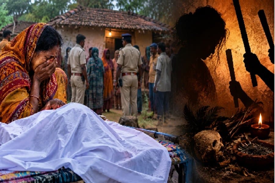 फिर अंधविश्वास की बलि चढ़ी 46 साल की महिला, डायन-बिसाही के शक में पीट-पीटकर हत्या