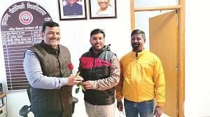 टेक्निकल छात्र संघ ने प्रभारी कुलपति को दी बधाई