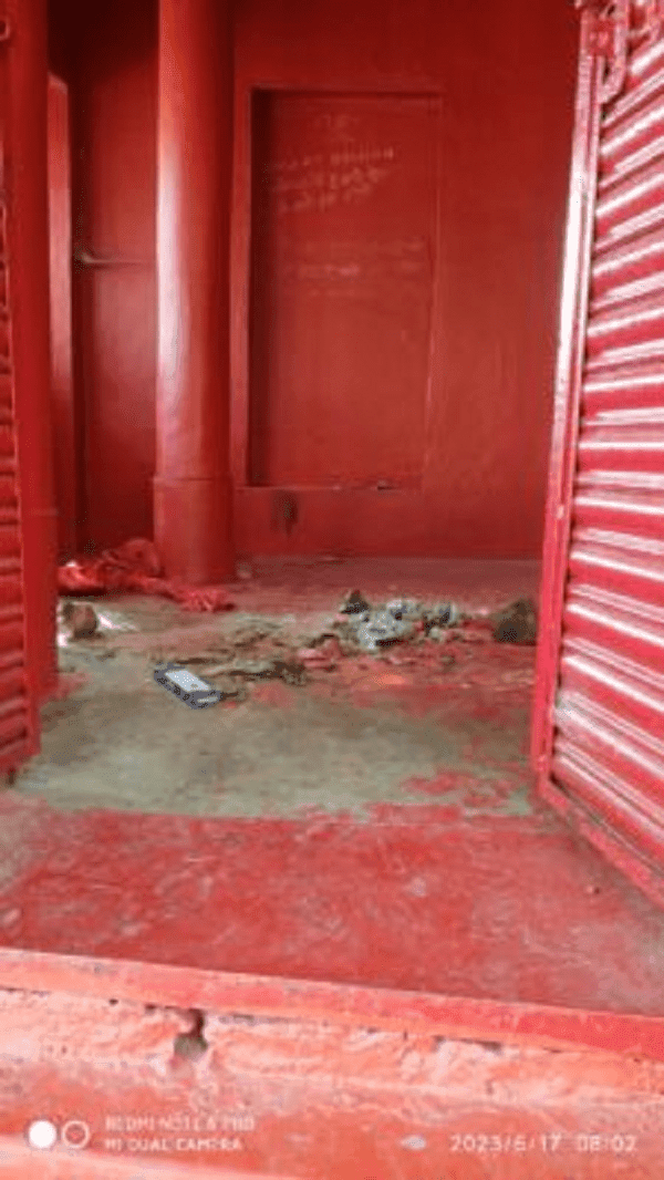 बेरमो में चोरो ने कर ली हनुमान जी की मूर्ति मंदिर से चोरी