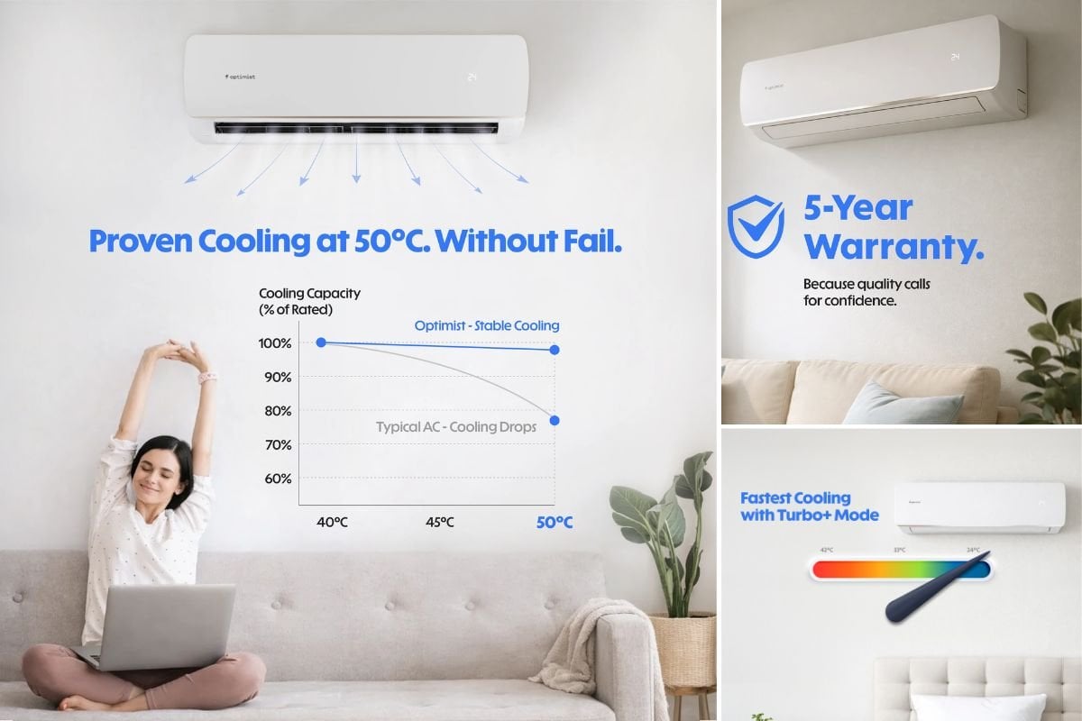 IIT दिल्ली ने इंडियन स्टार्टअप के साथ बनाया नया Split AC, 50°C में भी मजे से करेगा कूलिंग