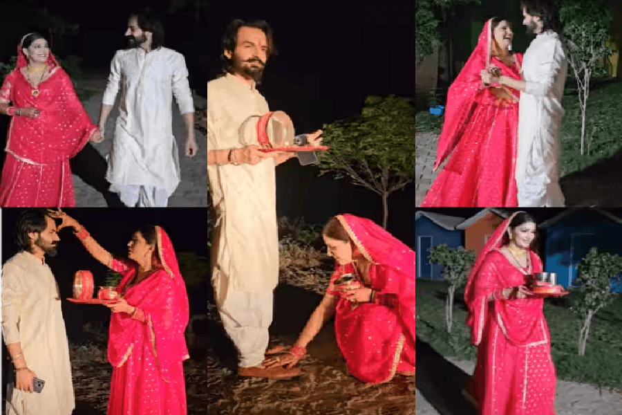 6 महीने पहले विवाद, अब पति संग करवाचौथ मनाती दिखीं सपना चौधरी; वायरल वीडियो पर यूजर्स ने उठाए सवाल