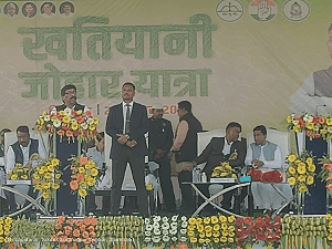 मुख्यमंत्री खतियानी जोहार यात्रा में पहुंचे सिमडेगा