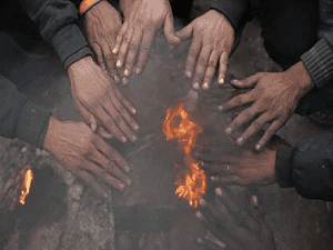 कांके का आज दूसरे दिन भी रहा न्यूनतम तापमान जीरो डिग्री