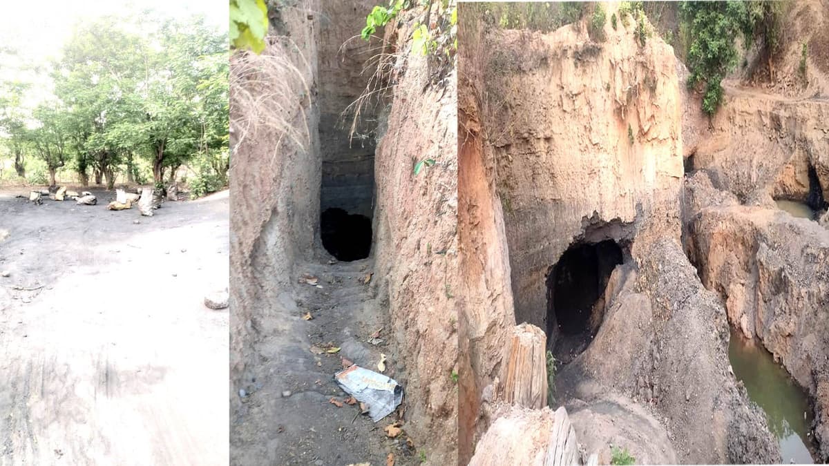 पिपरवार में सुरंग बनाकर किये जा रहे कोयला चोरी का खुलासा