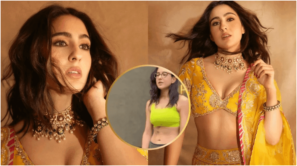 Sara Ali Khan in Deoghar Jharkhand सारा अली खान