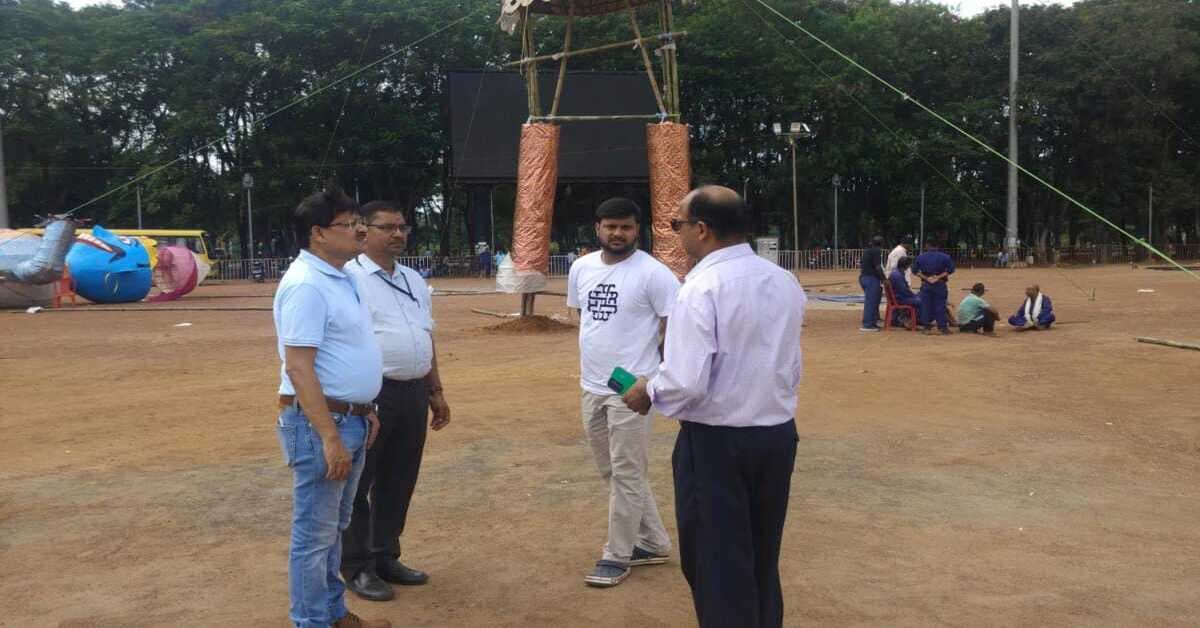 RANCHI NEWS: रावण दहन स्थल का निरीक्षण करने पहुंचे अपर प्रशासक, दिया ऐसी व्यवस्था करने का निर्देश