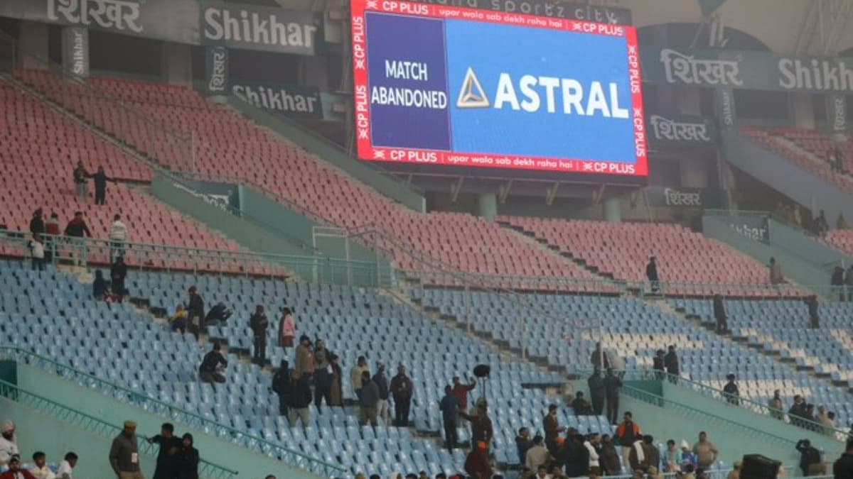 भारत और दक्षिण अफ्रीका के बीच चौथा टी20 मैच कोहरे के कारण रद्द