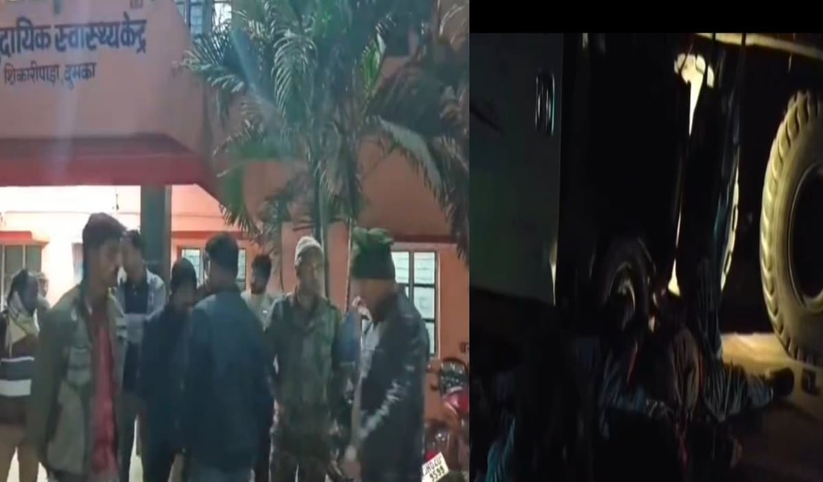 तेज रफ्तार मारुति कार की हाईवा से टक्कर, 1 की मौत, 8 गंभीर घायल