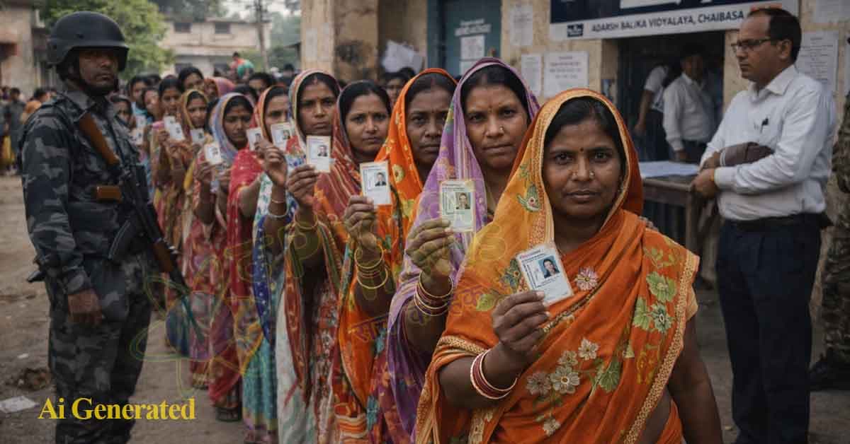 Chaibasa Election News: चाईबासा और चक्रधरपुर में वोट डालने में महिलाएं रहीं आगे, पुरुष पीछे
