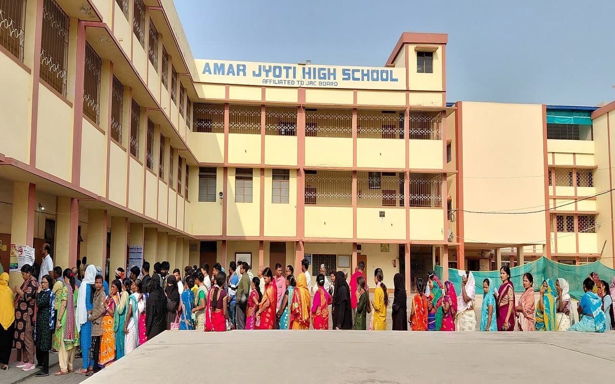 मानगो में 50.7%, जुगसलाई में 59.6% और चाकुलिया में 72.9% मतदान हुआ