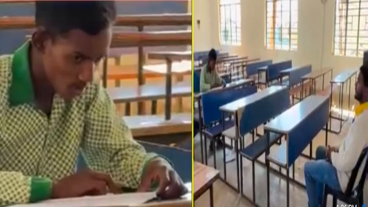 संगीत परीक्षा में शामिल हुआ ‘इकलौता’ छात्र, सुरक्षा में 30 से अधिक जवान तैनात रहे » दृष्टि नाउ
