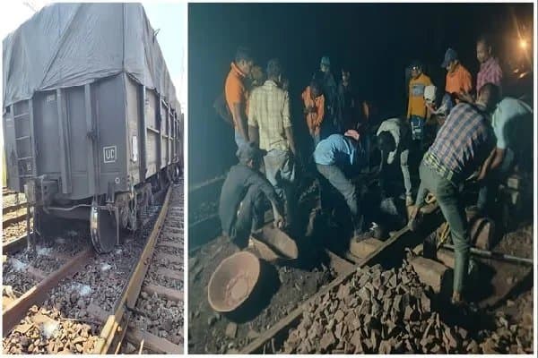 चक्रधरपुर रेलखंड पर बड़ा दुर्घटना, मालगाड़ी पटरी से उतरी, कई ट्रेनों का संचालन बाधित