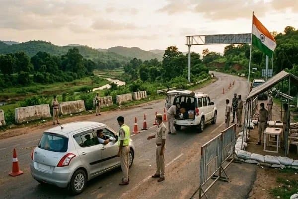 बंगाल चुनाव के मद्देनजर झारखंड में हाई अलर्ट, 5 किमी क्षेत्र सील; 52 चेकपोस्ट स्थापित।