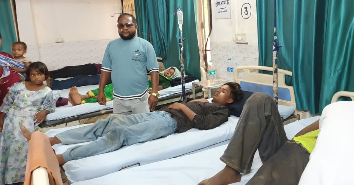 खुंटी हादसा: बैल को बचाते समय पलटी डीजे गाड़ी, 7 लोग घायल हुए