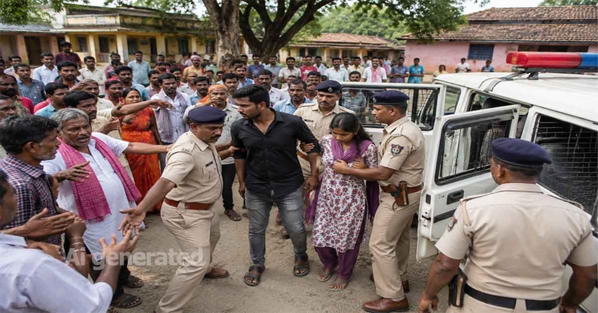 जमशेदपुर: प्रेमी जोड़े की जबरन शादी पर ग्रामसभा का बवाल, ग्रामीणों का पुलिस से टकराव