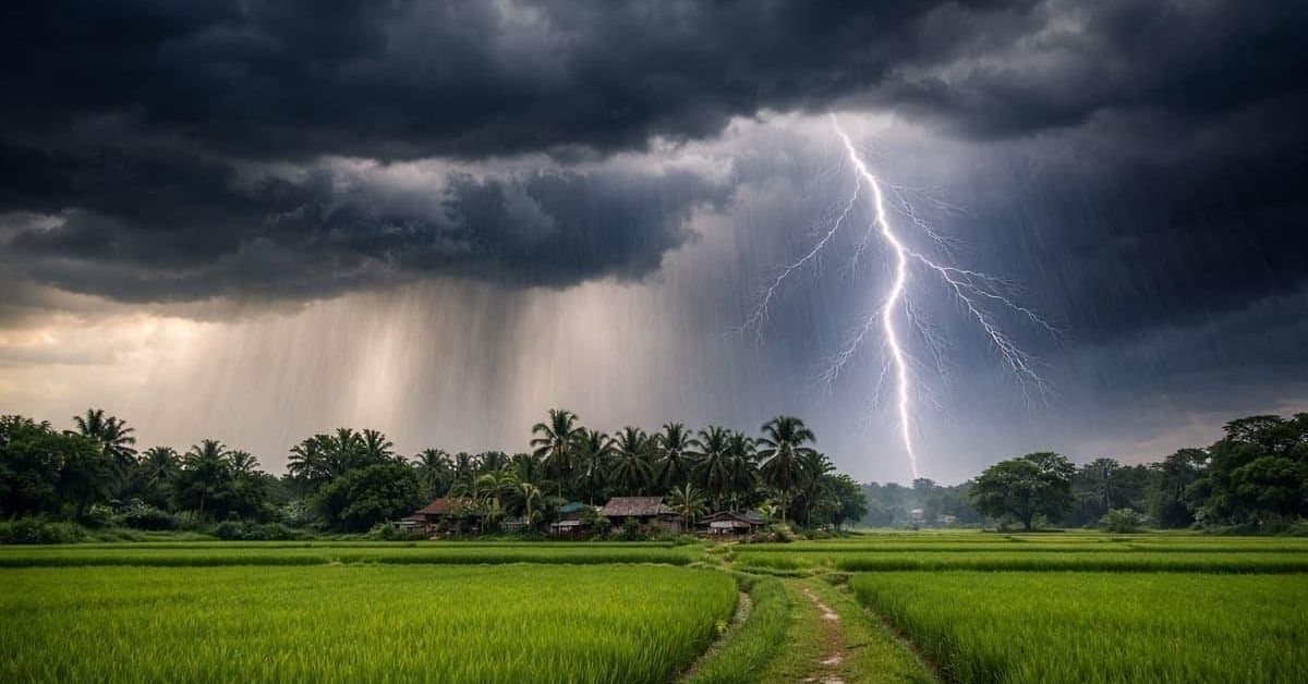झारखंड मौसम आज: बारिश की संभावना, कई जिलों में गरज और वज्रपात की चेतावनी, अगले 5 दिन तक यही हाल रहेगा।