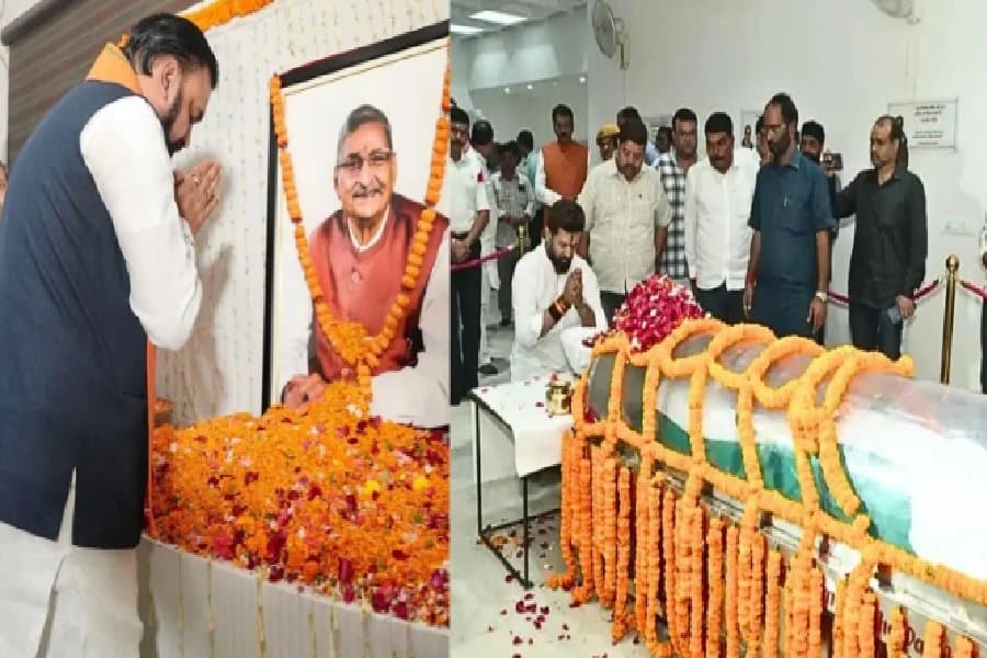 पटना: सम्राट चौधरी, राबड़ी देवी और चिराग पासवान ने दी RK Sinha को श्रद्धांजलि — आज होगा अंतिम संस्कार