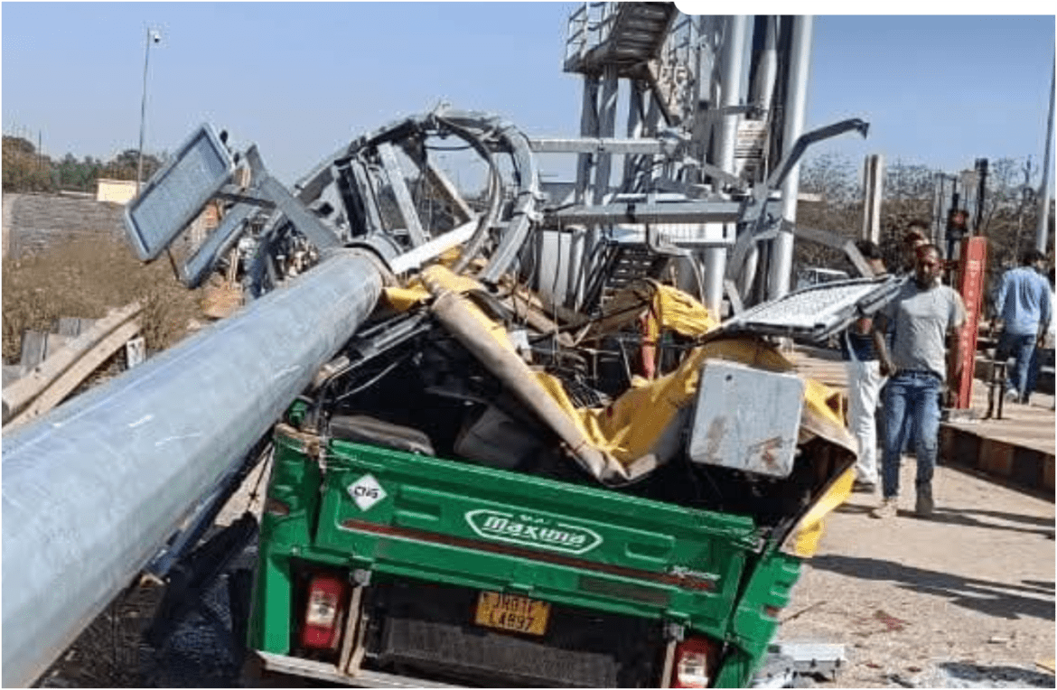 ranchi toll plaza accident
