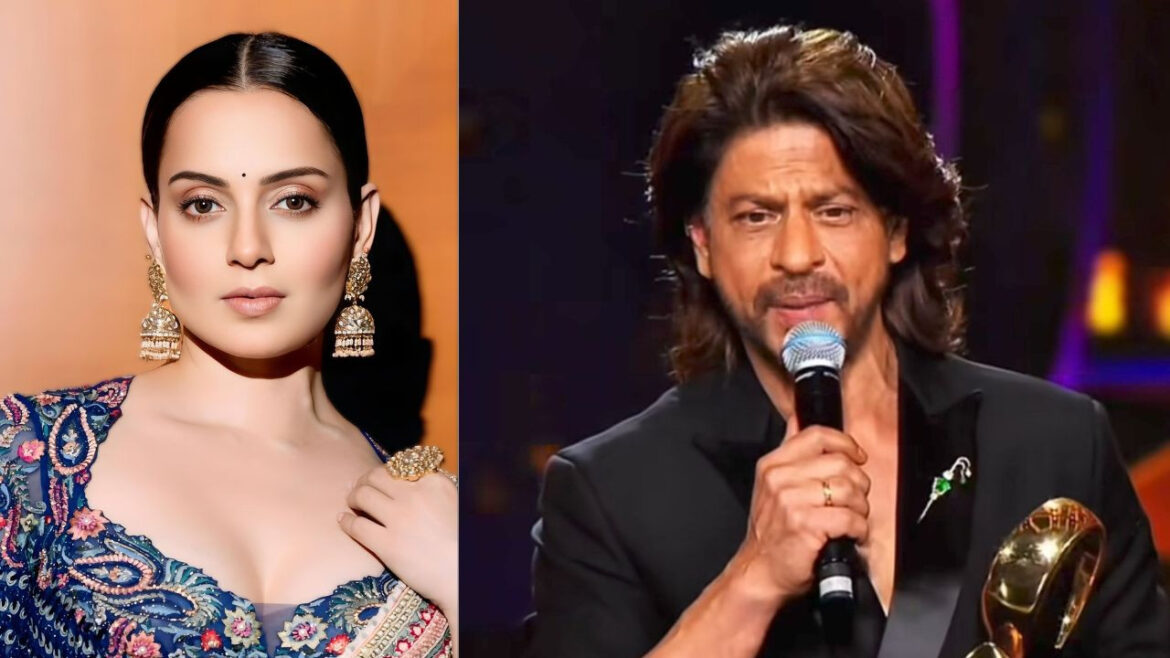 कंगना रनौत ने बॉलीवुड के किंग खान से की अपनी तुलना, कहा- 'शाहरुख खान से भी ज़्यादा चुनौतीपूर्ण थी मेरी सफलता' | Kangana Ranaut compare herself to shahrukh khan attend a programme in delhi