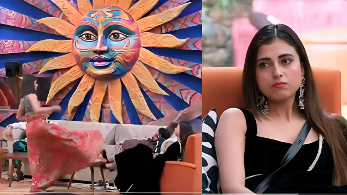 'बिग बॉस 19' में फिर मचा बवाल! मालती चाहर ने फरहाना भट्ट को मारी लात, जुबानी जंग ने हिलाया घर | bigg boss 19 malti chahar fight with farrhana bhatt verbal spat rocks the house