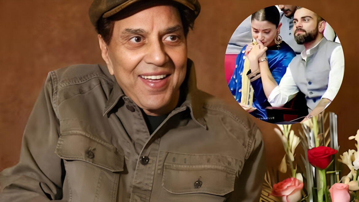 धर्मेंद्र के निधन पर अनुष्का शर्मा-विराट कोहली ने दी भावुक श्रद्धांजलि, शेयर किया इमोशनल पोस्ट | Anushka Sharma and Virat Kohli paid emotional tribute to Dharmendra on his demise shared an emotional post