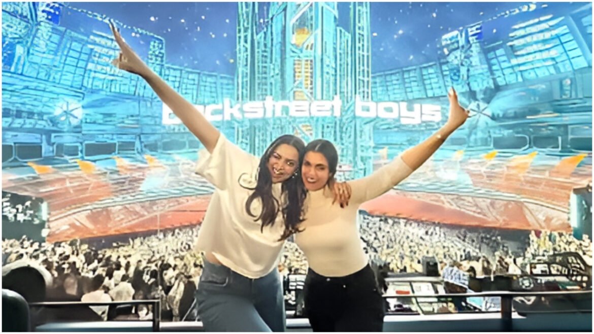 बैकस्ट्रीट बॉयज के कॉन्सर्ट में दिखीं दीपिका पादुकोण, नए साल से पहले पूरा किया बकेट लिस्ट का सपना | Deepika Padukone Attends Backstreet Boys Concert in Las Vegas with Friend