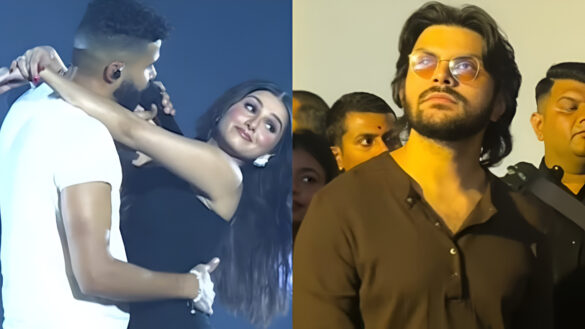 तारा सुतारिया ने कॉन्सर्ट में एपी ढिल्लों को किया किस? एक्ट्रेस ने वायरल वीडियो को बताया 'फेक' और 'एडिटेड' | Tara Sutaria kisses AP Dhillon at a concert actress calls viral video fake and edited