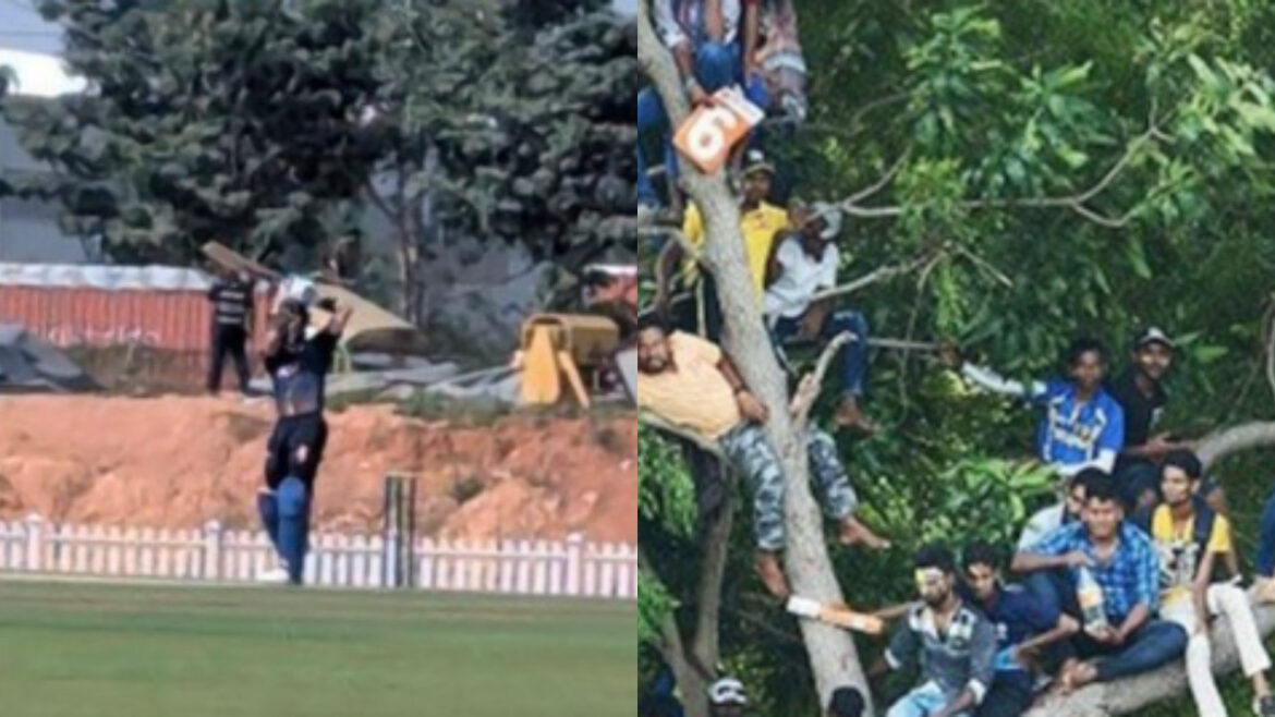 विराट कोहली की वापसी पर फैंस का जुनून चरम पर, पेड़ों पर चढ़कर देखी बल्लेबाजी | excitement reached its peak upon Virat Kohli return with some even climbing trees to watch him bat