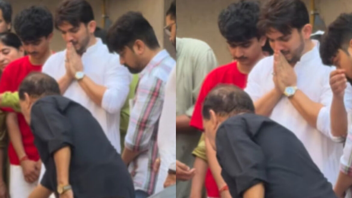 अर्जुन बिजलानी ससुर के अंतिम संस्कार में हुए भावुक, रो पड़े एक्टर; वायरल हुआ एक्टर का इमोशनल वीडियो | Arjun Bijlani Breaks Down At Father In Law Rakesh Chandra Swami Funeral In Mumbai Heartbreaking Video Surfaces